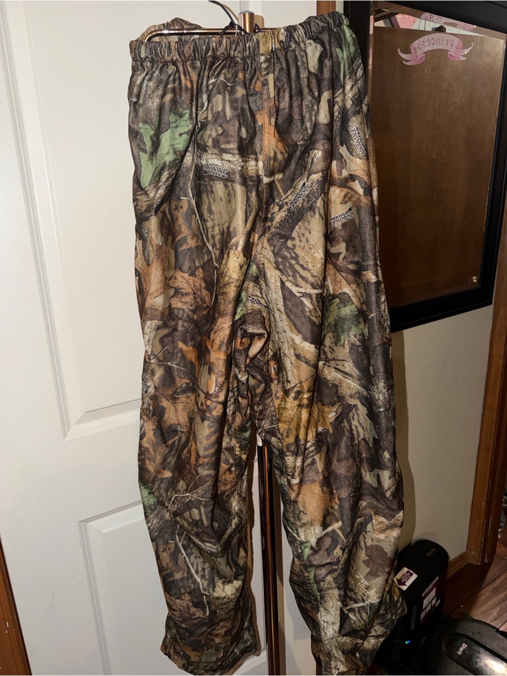 Women’s Camouflage Boot Cut Hunting Pants in Brown & Green